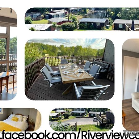 180 River View Cabin Caeathro Eksteriør bilde