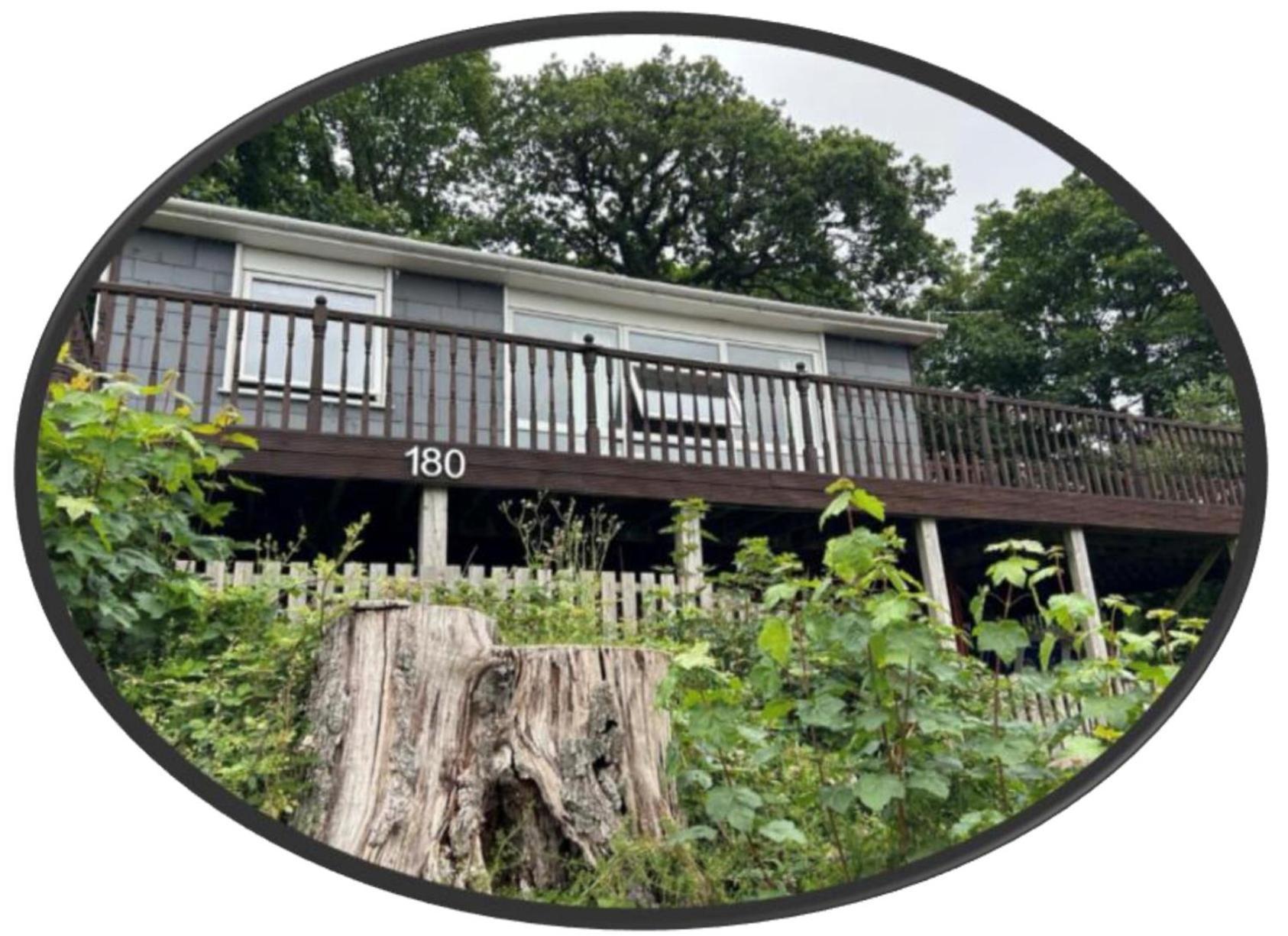 180 River View Cabin Caeathro Eksteriør bilde