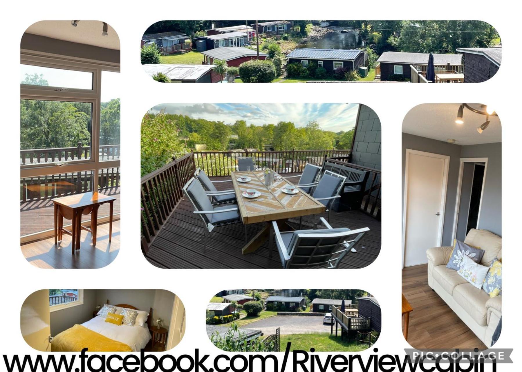 180 River View Cabin Caeathro Eksteriør bilde